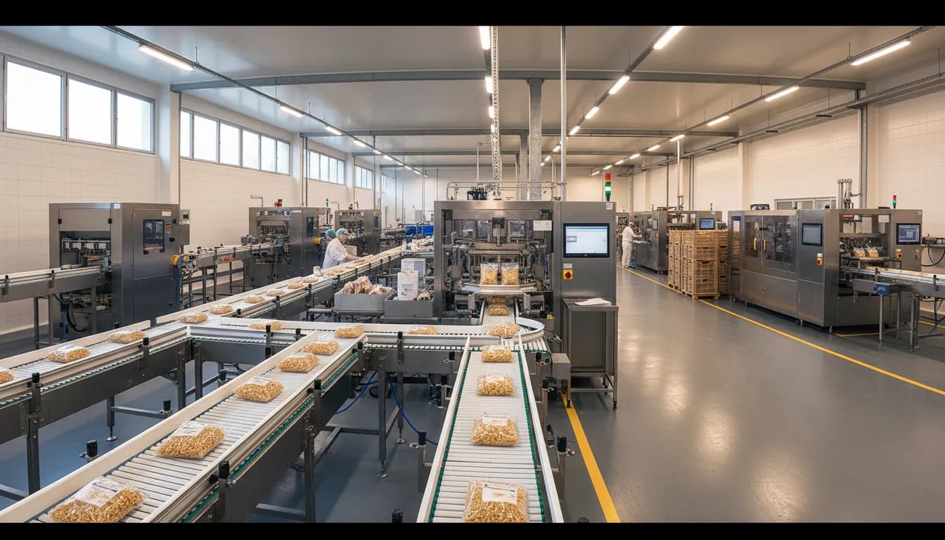 Arrendamiento de maquinaria industrial alimentaria