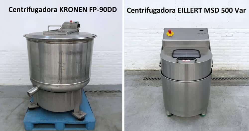 Centrifugadora KRONEN FP-90DD Vs Centrifugadora EILLERT MSD 500 Var  ✓  Maquinaria Industrial Alimentaria En Ocasión【Innotec Food】