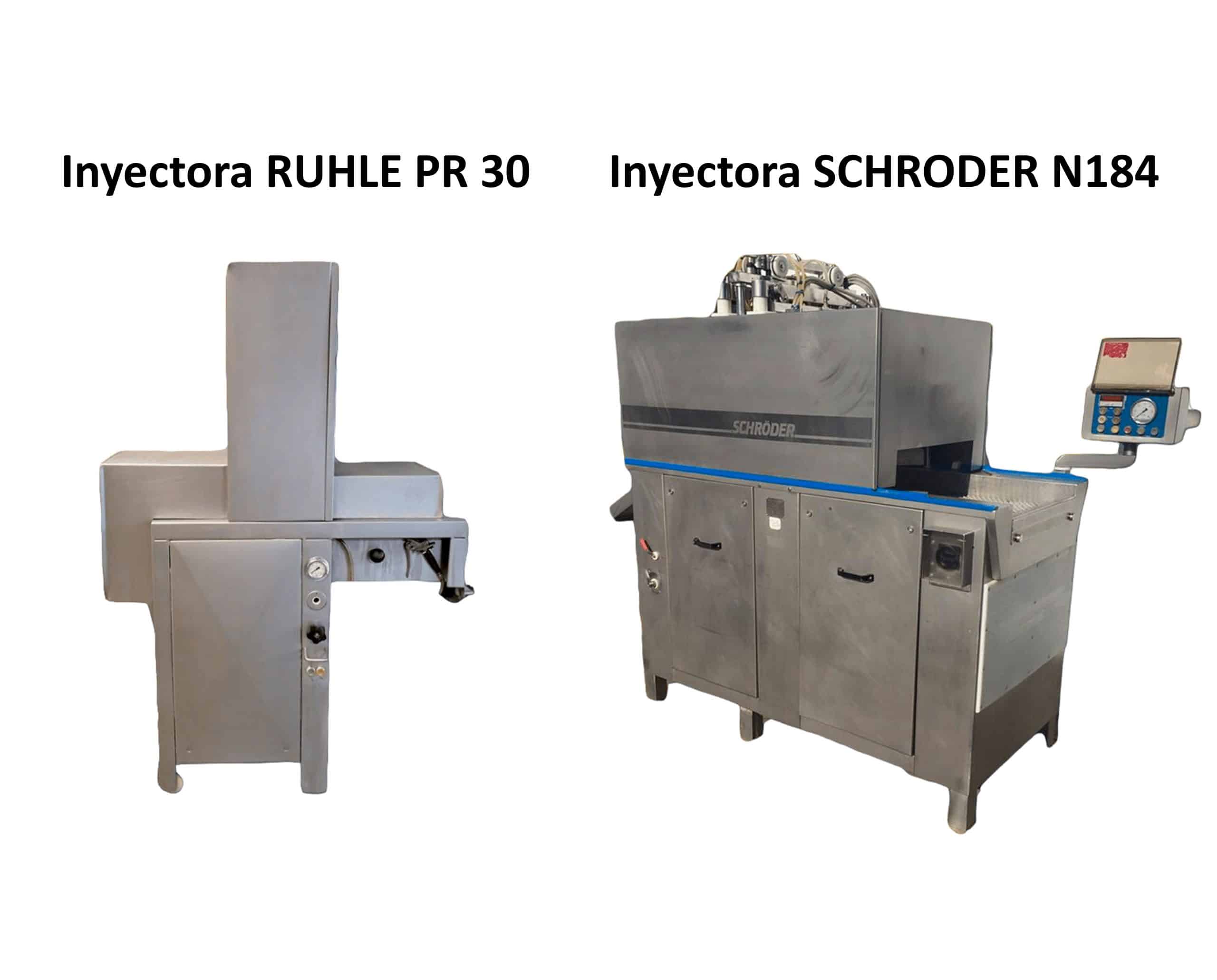 Inyectora SCHRODER N184 vs Inyectora RUHLE PR 30